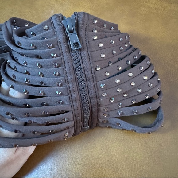 SKIMS RHINESTONE SWIM STRAPPY SKIRT - Picture 8 of 12